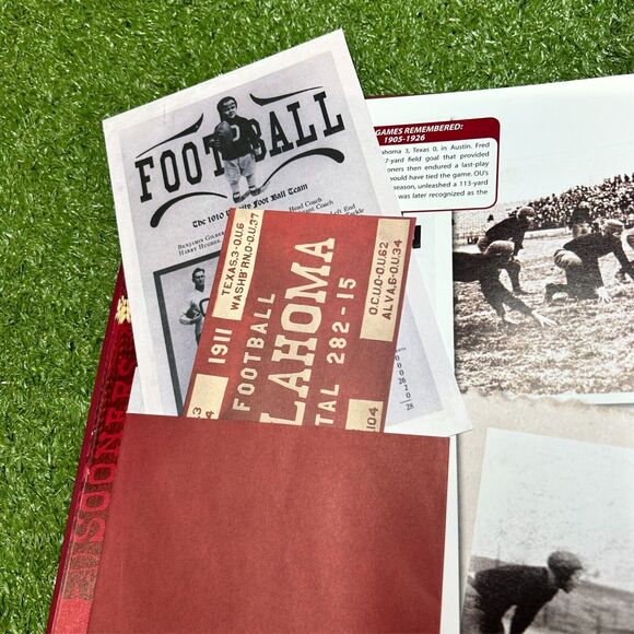 University of Oklahoma Football Vault,2008,Boomer Sooner,Postcards,Copy Document - Picture 5 of 6